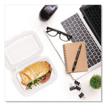 Dart ProPlanet Plastic Hinged Carryout Container, Clear, 300/Carton (69PPHT1)