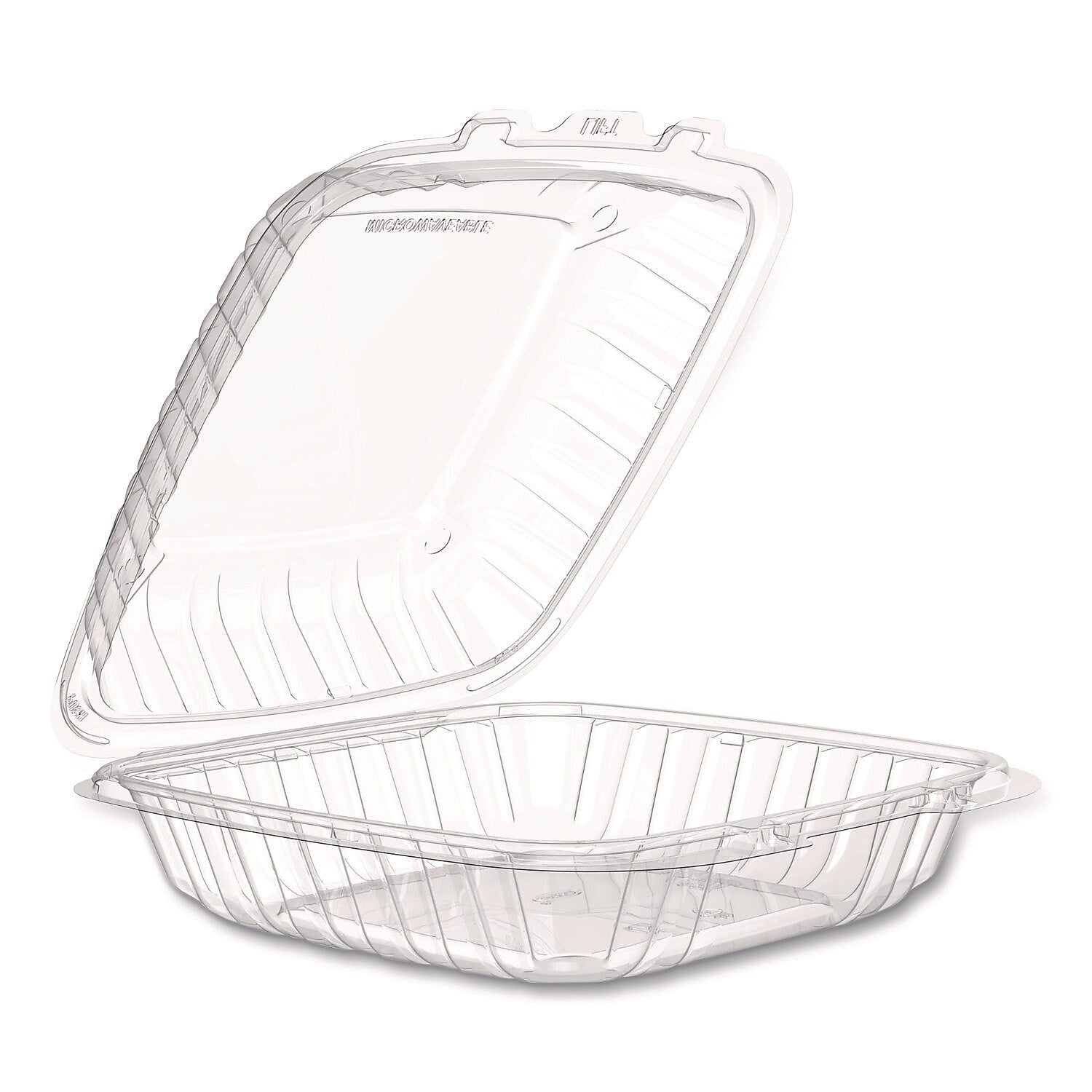 Dart ProPlanet Plastic Hinged Carryout Container, Clear, 150/Carton (90PPHT1)
