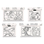 Bankers Box At Play Color-In Animals Corrugated Toy Box (1231701)
