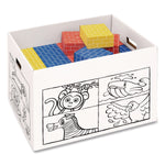 Bankers Box At Play Color-In Animals Corrugated Toy Box (1231701)