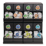 Keurig® K-Cup 8 Compartment Coffee Organizer, 17.8" x 14.57" x 17.28", Black (5000380139)