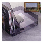 Officemate 2-Piece Desk Organizer Set, Plastic, Gray (26115)