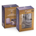 Officemate 3-Piece Desk Organizer Set, Plastic, Ash Gray (97712)