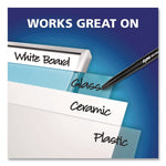 EXPO Wet Erase Marker, Bullet Tip, Black, 12/Pack (16001A)