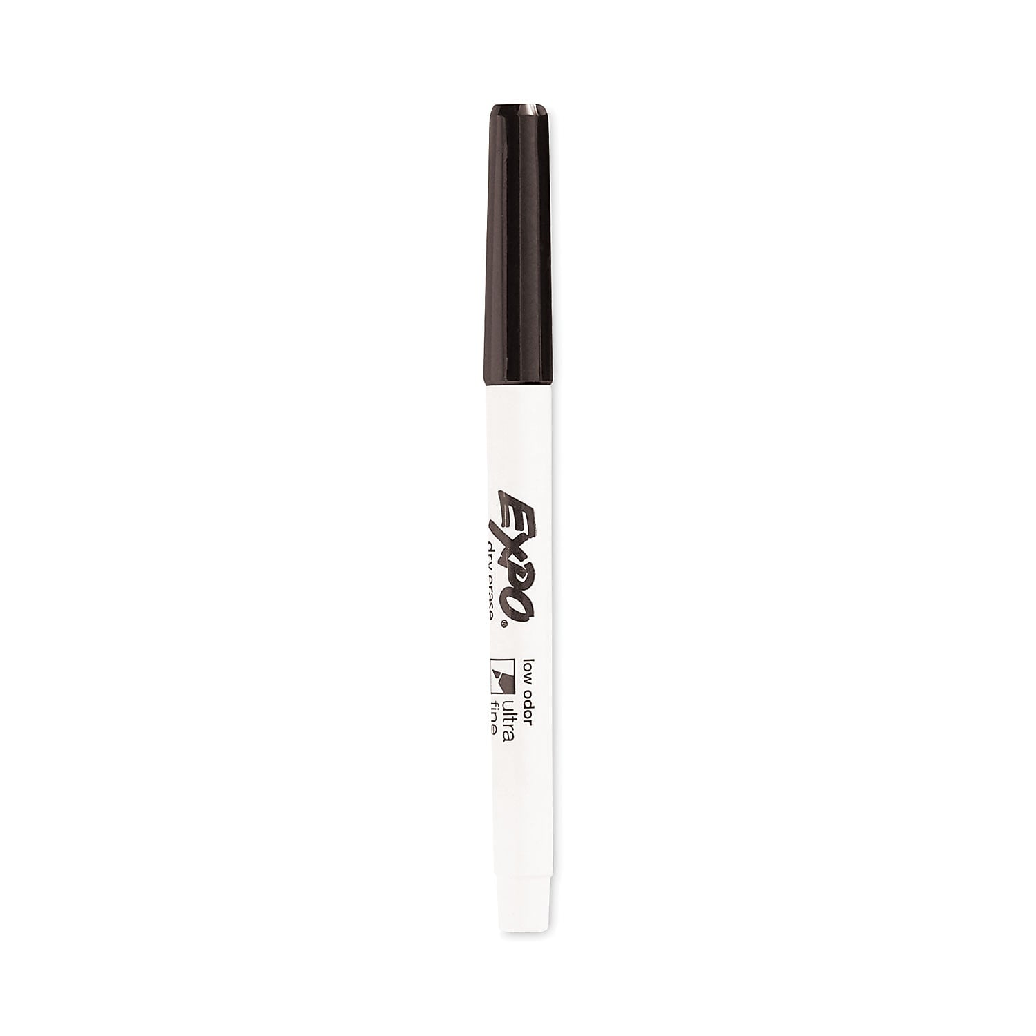 EXPO Dry Erase Marker, Bullet Tip, Black, 12/Pack (1871131A)