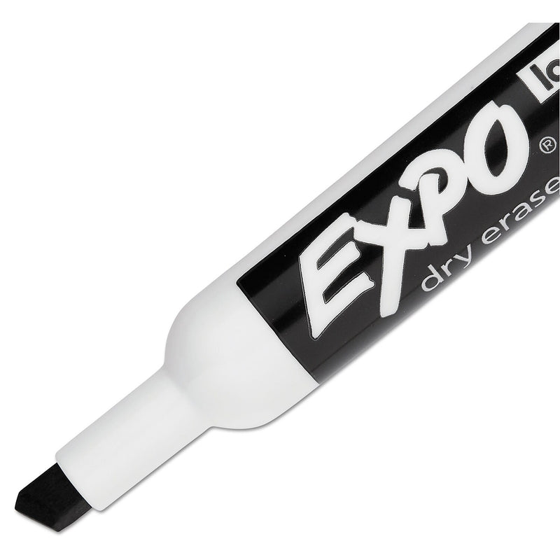 EXPO Tank Dry Erase Markers, Chisel Tip, Black, 36/Box (1920940A)