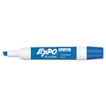 EXPO Tank Dry Erase Markers, Chisel Tip, Blue, 12/Pack (80003A)