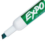 EXPO Tank Dry Erase Markers, Chisel Tip, Green, 12/Pack (80004A)