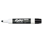 EXPO Dry Erase Marker, Bullet Tip, Black, 12/Pack (82001A)