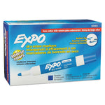 EXPO Dry Erase Marker, Bullet Tip, Blue, 12/Pack (82003A)