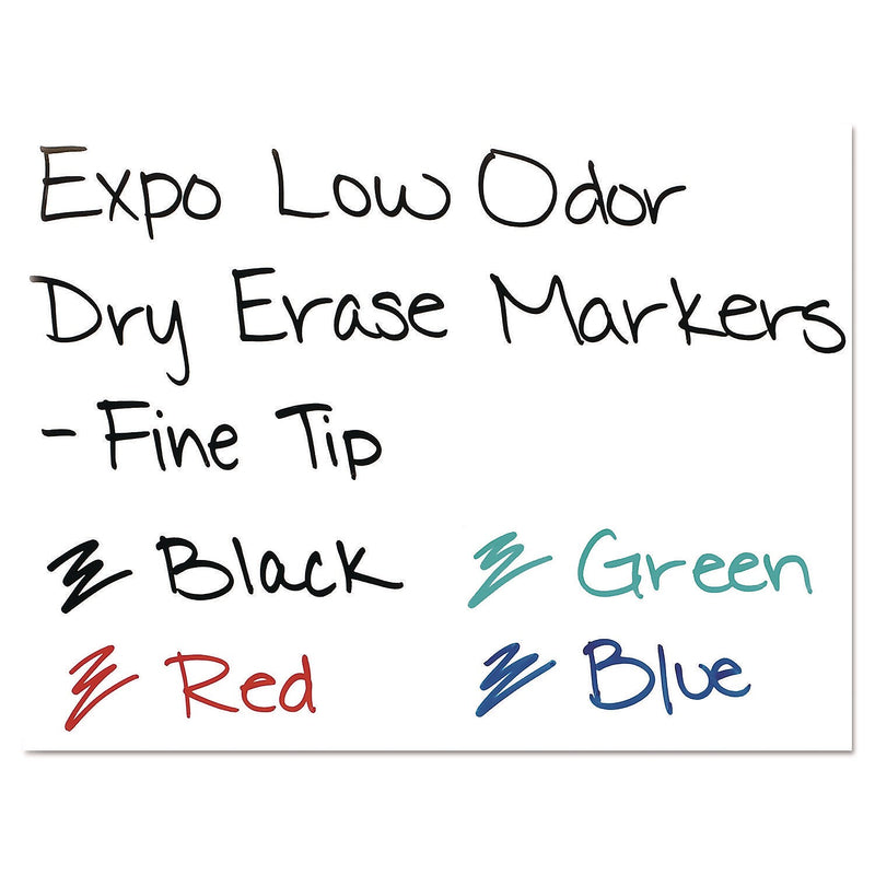 EXPO Dry Erase Marker, Bullet Tip, Red, 12/Pack (86002A)