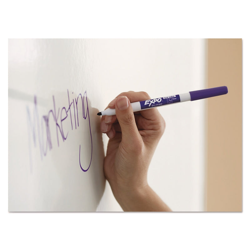 EXPO Dry Erase Marker, Bullet Tip, Blue, 12/Pack (86003A)
