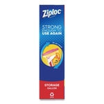 Ziploc Double Zipper Storage Bag, 1 Gallon, Clear, 38 Bags/Box, 9 Boxes/Carton (383233)
