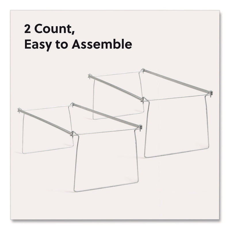 Smead Hanging File Frame, Letter, Gray, 2/Pack (SMD64870PK)