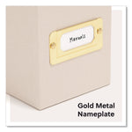 Smead Linen Flip Top File Box, Letter Size, Beige (70232)