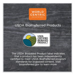 World Centric Plant-Based Fiber Hinged Burger Box Carryout Container, Natural, 500/Carton (TO-SC-U15B-LFP)