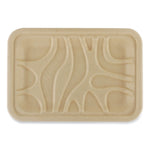 World Centric Plant-Based Fiber Carryout Tray, Natural, 500/Carton (TR-SC-2S-LFS)
