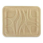 World Centric Plant-Based Fiber Carryout Tray, Natural, 500/Carton (TR-SC-4S-LFS)
