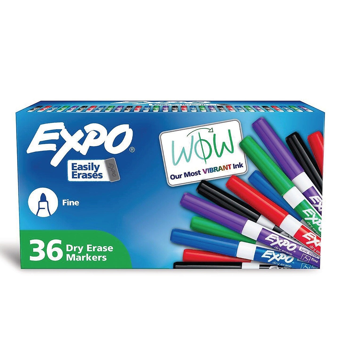EXPO Dry Erase Markers, Bullet Tip, Assorted Colors, 36/Pack (2003893A)