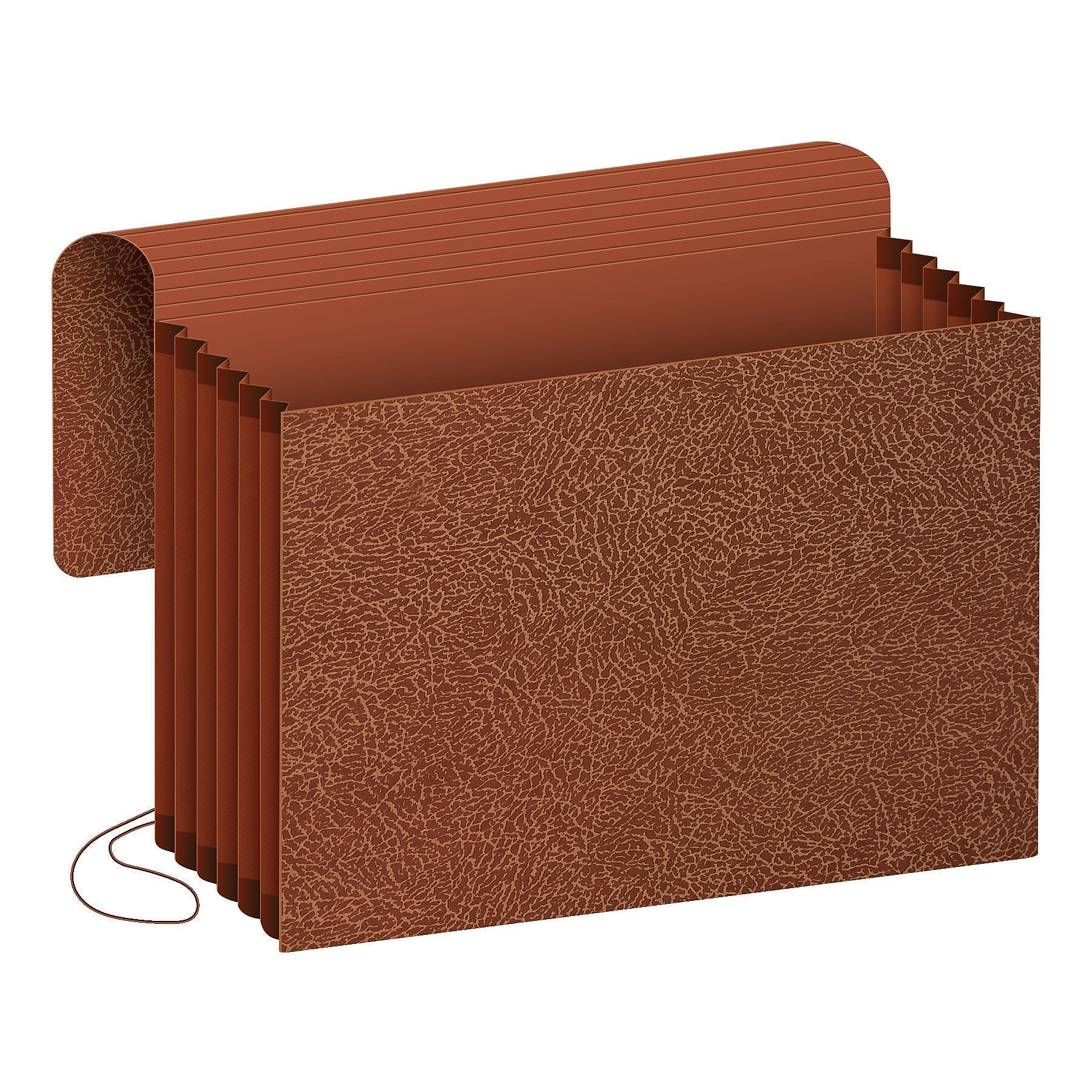 Pendaflex Reinforced Moisture Resistant Expanding Wallet with Elastic Closure, Red (60575)