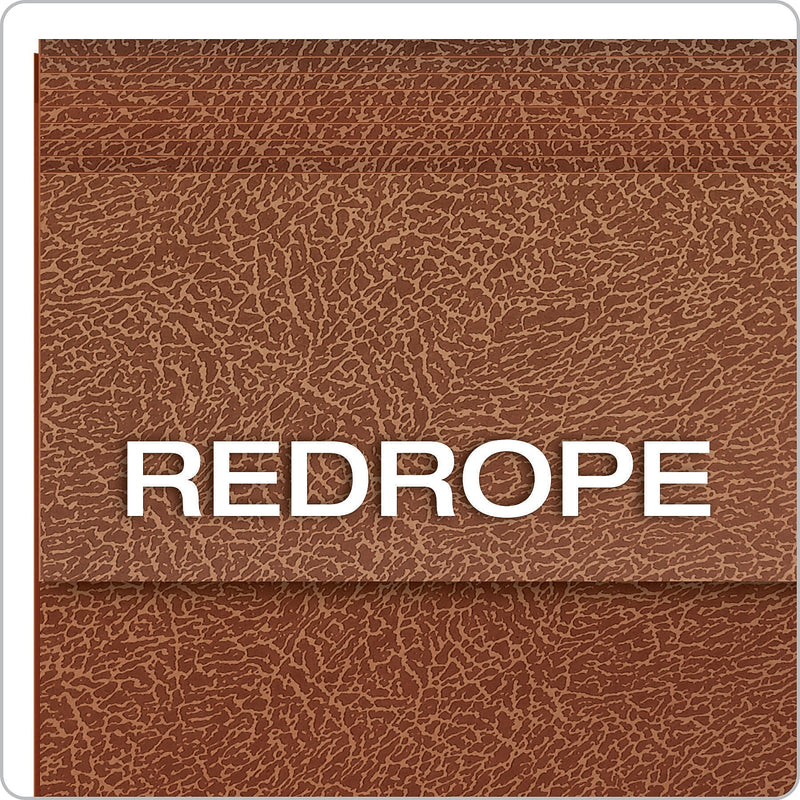 Pendaflex Reinforced Moisture Resistant Expanding Wallet with Elastic Closure, Red (60575)