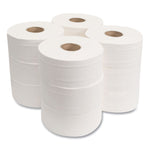 Morcon Tissue Valay Mini Jumbo Toilet Paper, 2-Ply, White, 750 ft./Roll, 12 Rolls/Carton (VT110)