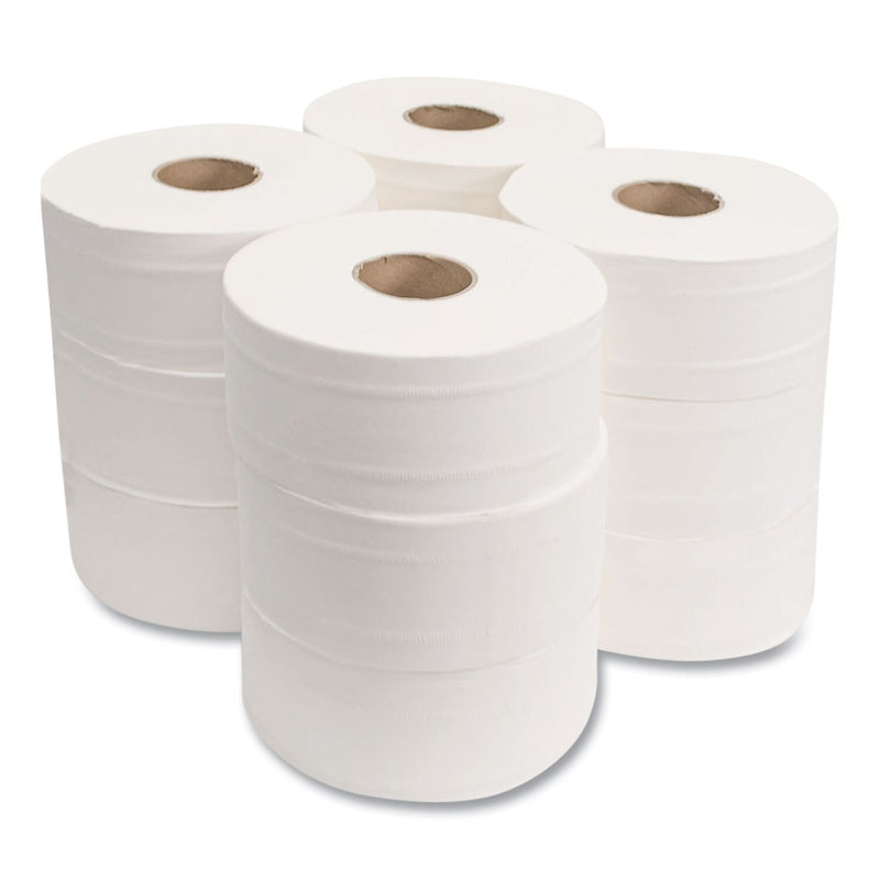 Morcon Tissue Valay Mini Jumbo Toilet Paper, 2-Ply, White, 750 ft./Roll, 12 Rolls/Carton (VT110)