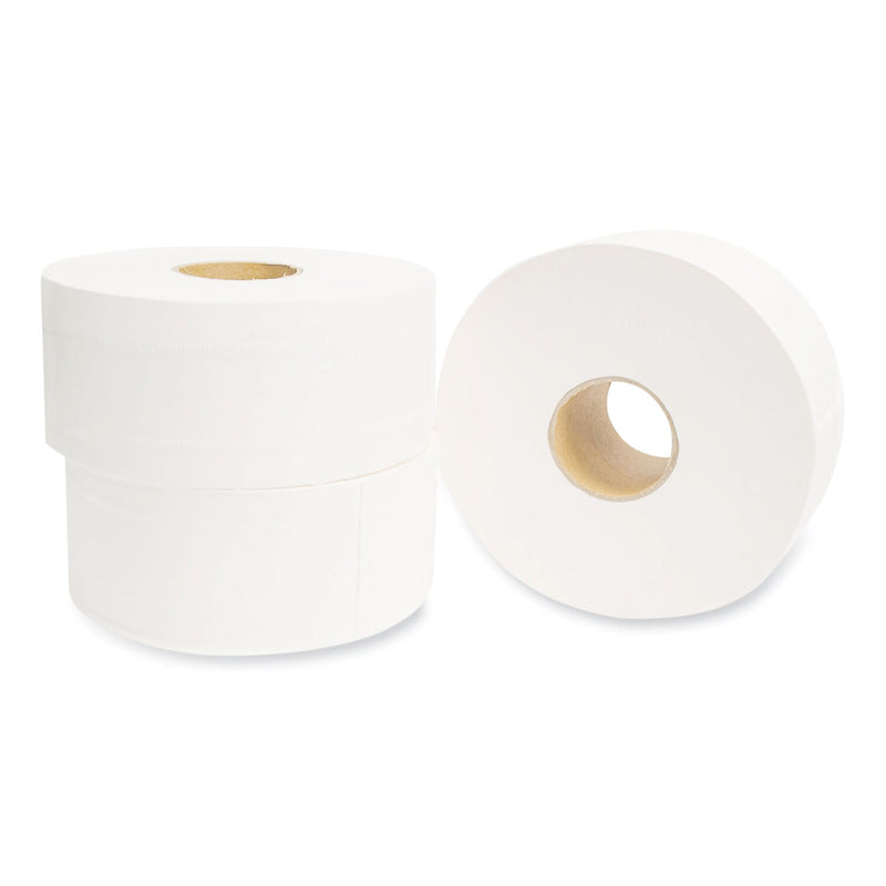 Morcon Tissue Valay Mini Jumbo Toilet Paper, 2-Ply, White, 750 ft./Roll, 12 Rolls/Carton (VT110)