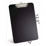 Officemate Plastic Clipboard Letter Size, Black (OIC83215)