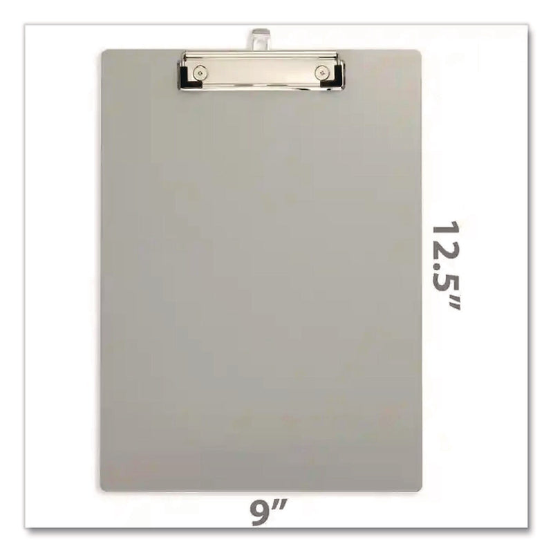 Officemate Aluminum Clipboard Letter Size, Gray (OIC83217)