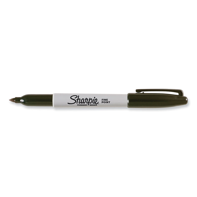 Sharpie Permanent Marker, Fine Tip, Black, 5/Pack (2135418)