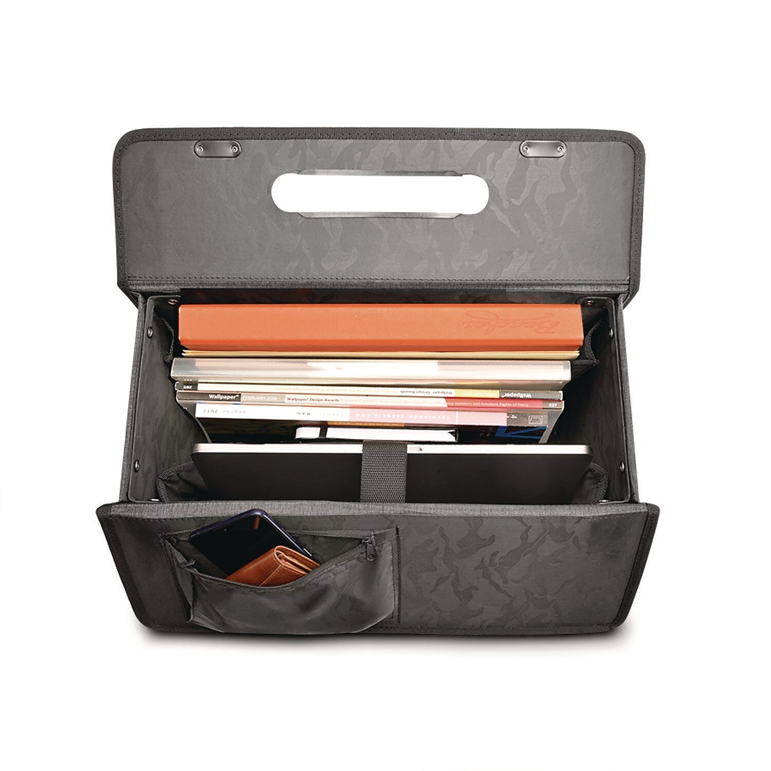 Solo Classic Briefcase, Laptop Compatible, Rolling, Gray/Black (USLB78410)