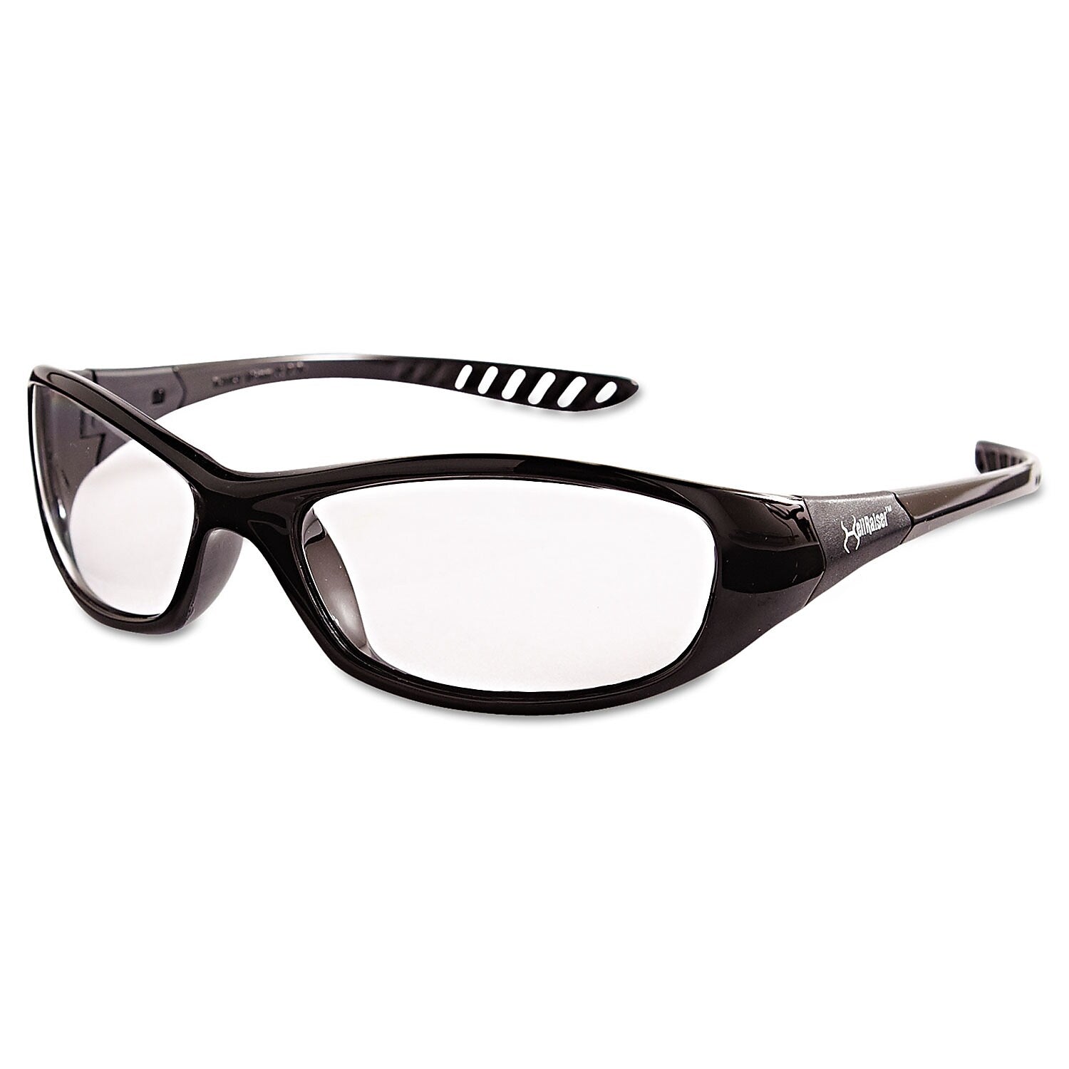 KleenGuard V40 HellRaiser Safety Glasses, Wraparound, Clear Lens (20539)