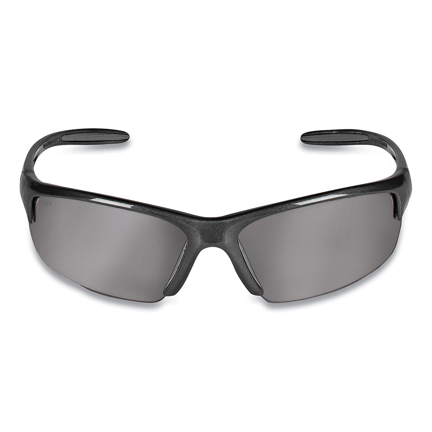 KleenGuard Equalizer Anti-Fog Safety Glasses, Wraparound, Smoke Lens, 12/Box (KCC21297)