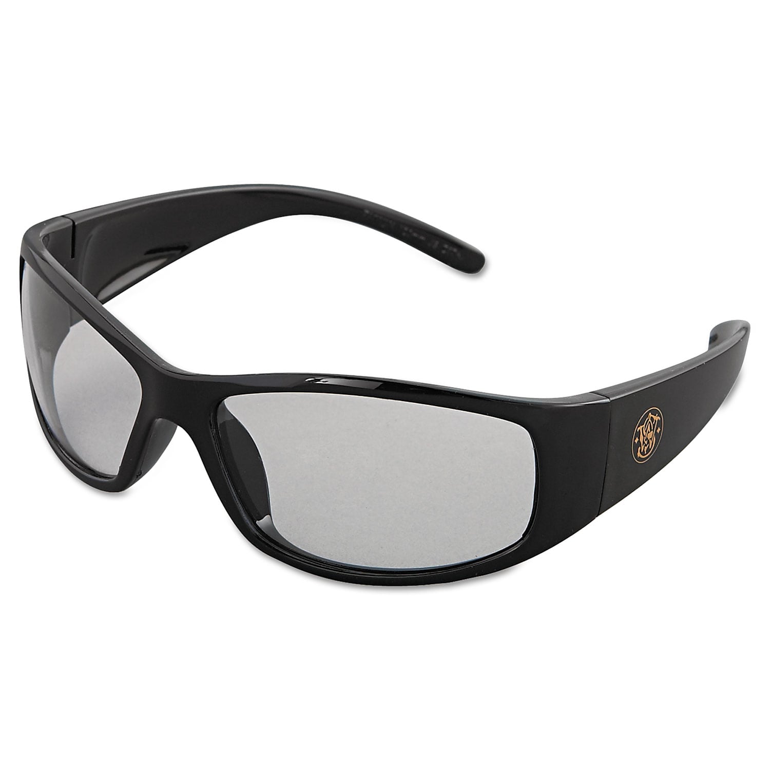Smith & Wesson Elite Anti-Fog Safety Glasses, Wraparound, Clear Lens (21302)
