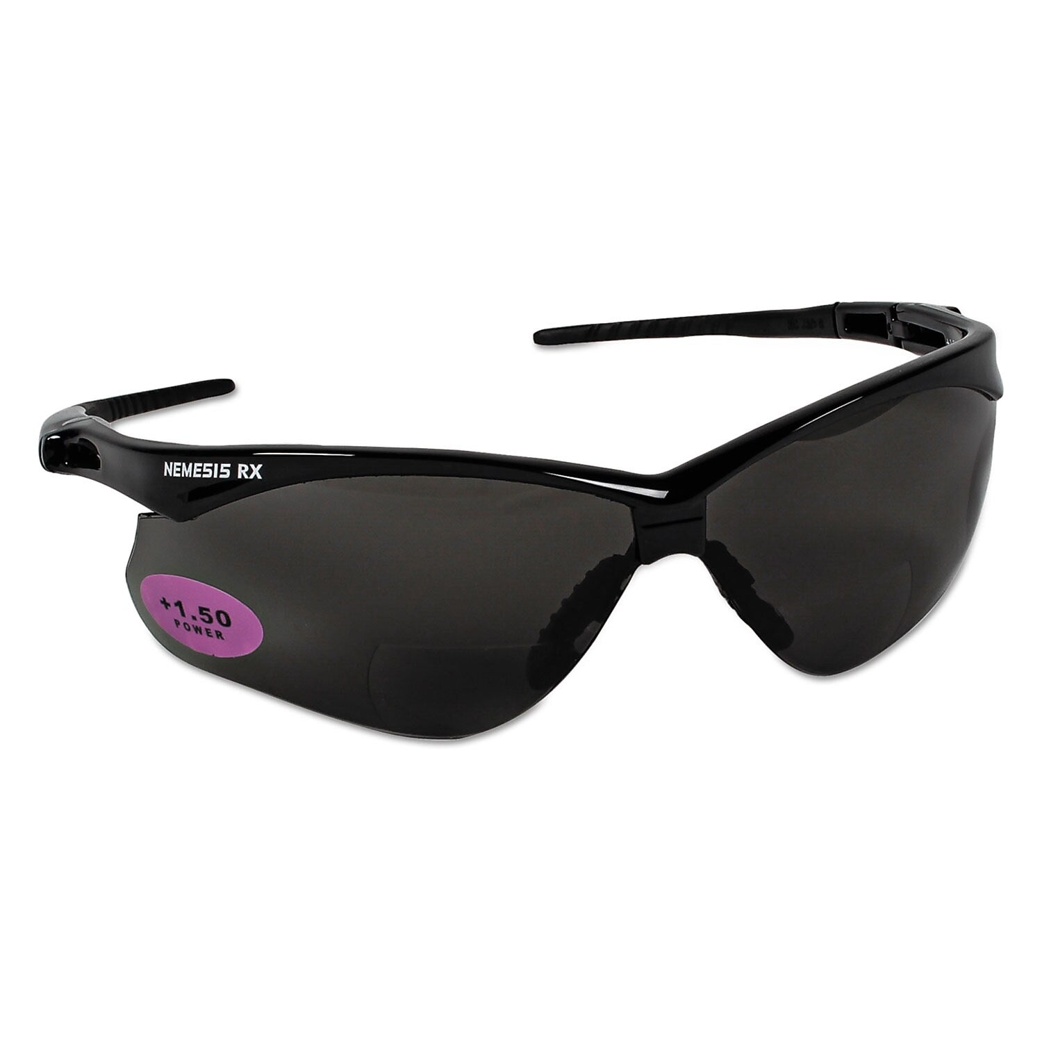 KleenGuard Nemesis Readers Safety Glasses, Wraparound, Smoke Lens (KCC 22516)