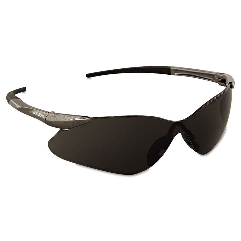 KleenGuard Nemesis VL Safety Glasses, Wraparound, Smoke Lens (25704)