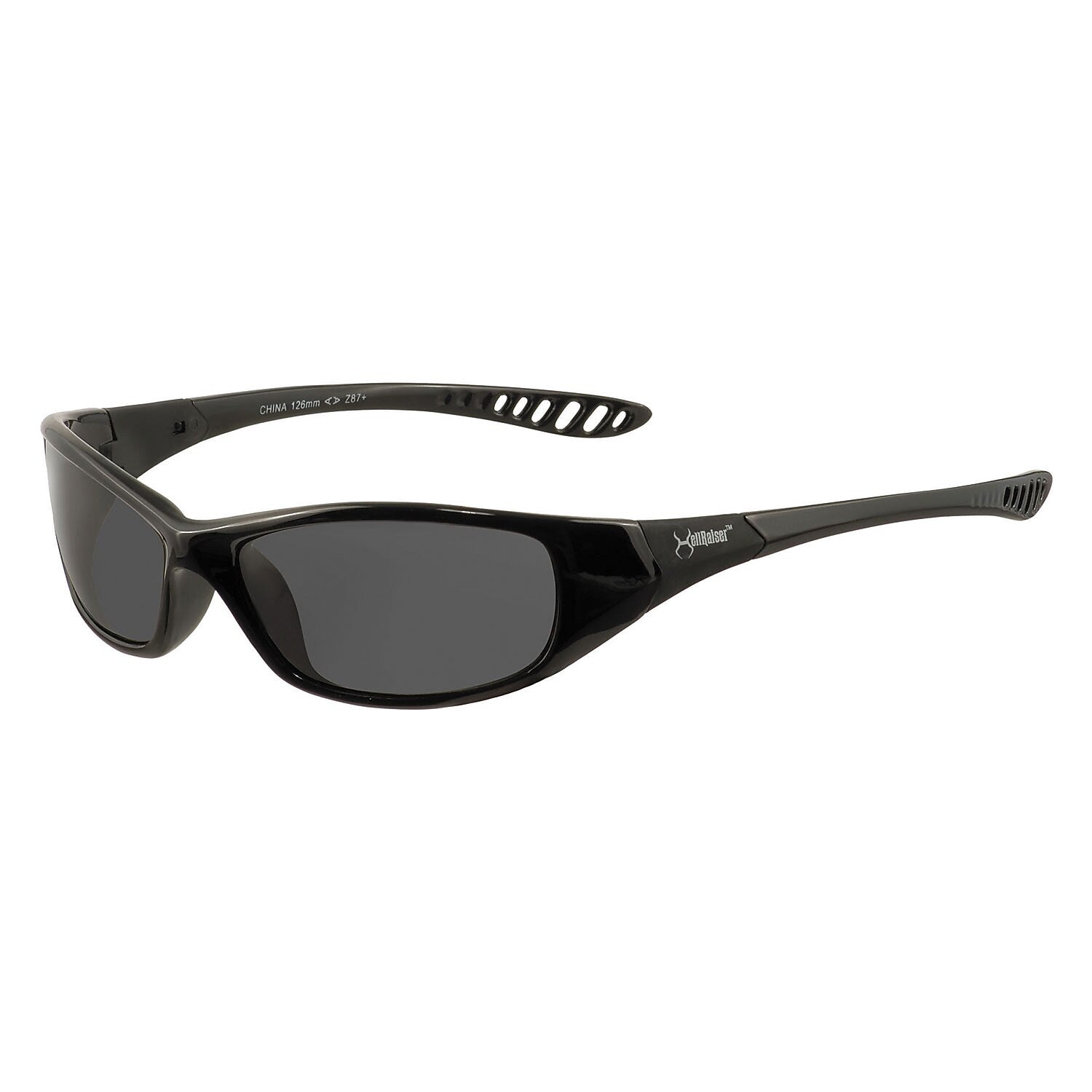 KleenGuard V40 HellRaiser Safety Glasses, Wraparound, Smoke Lens (25714)
