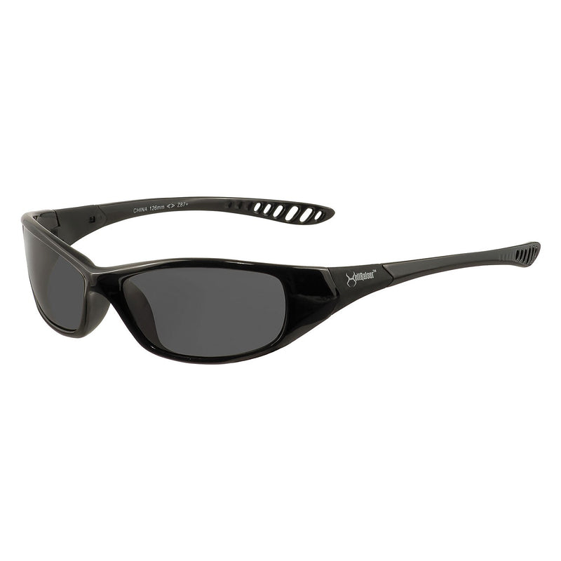 KleenGuard V40 HellRaiser Safety Glasses, Wraparound, Smoke Lens (25714)