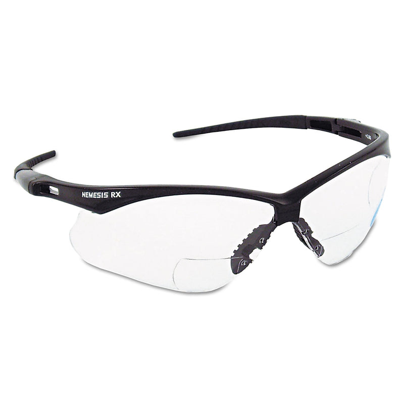 KleenGuard V60 Nemesis Rx Reader Safety Glasses, Wraparound, Clear Lens (28618)