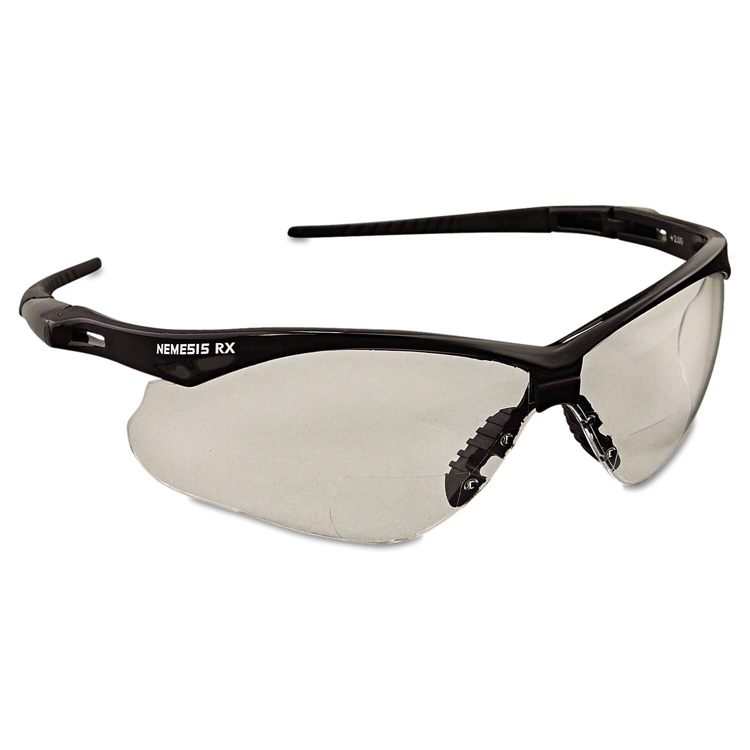 KleenGuard V60 Nemesis Rx Reader Safety Glasses, Wraparound, Clear Lens (28624)