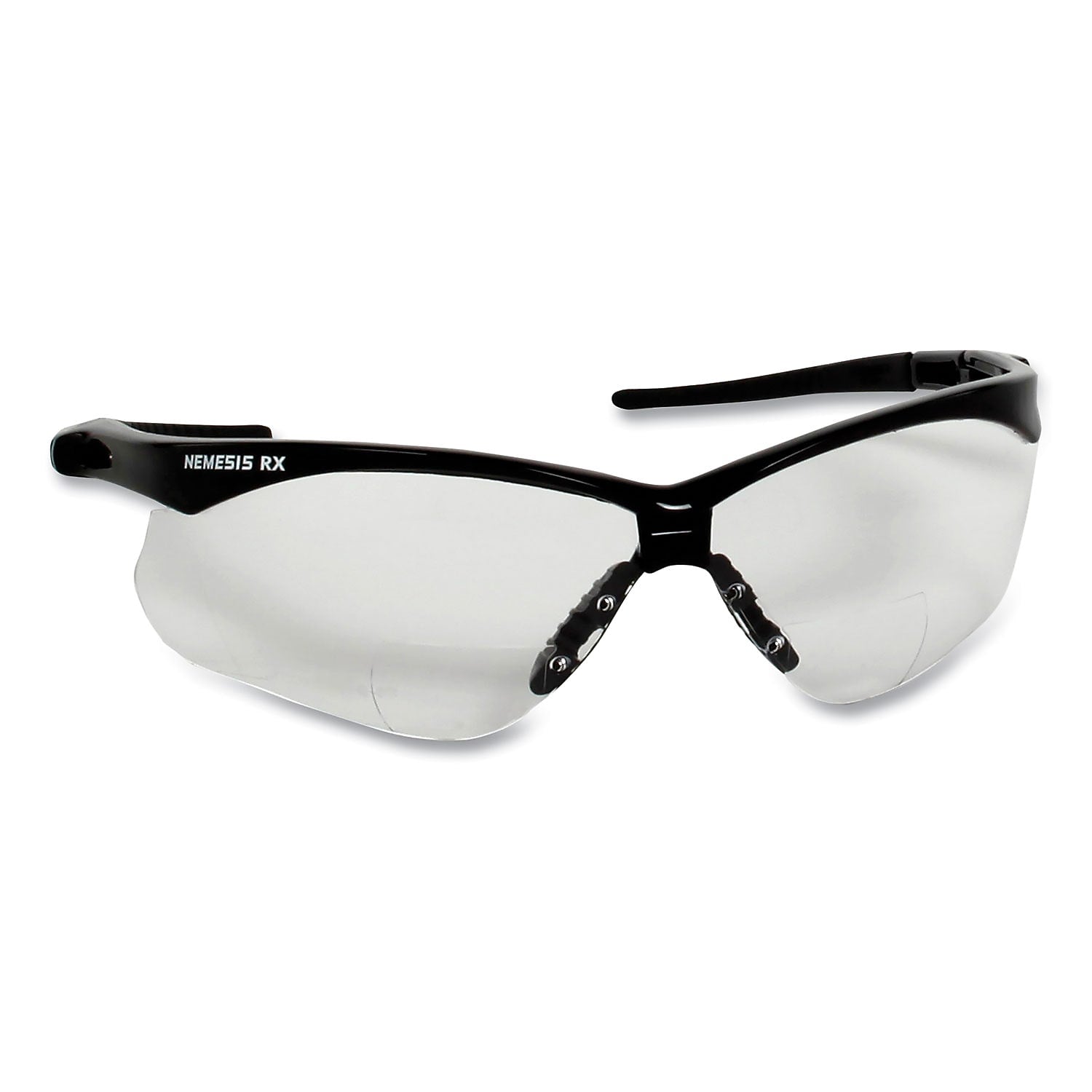 KleenGuard V60 Nemesis Rx Reader Safety Glasses, Wraparound, Clear Lens, 6/Box (KCC28630)