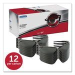 KleenGuard Nemesis Anti-Fog Safety Glasses, Wraparound, Smoke Lens, 12/Box (KCC28635)