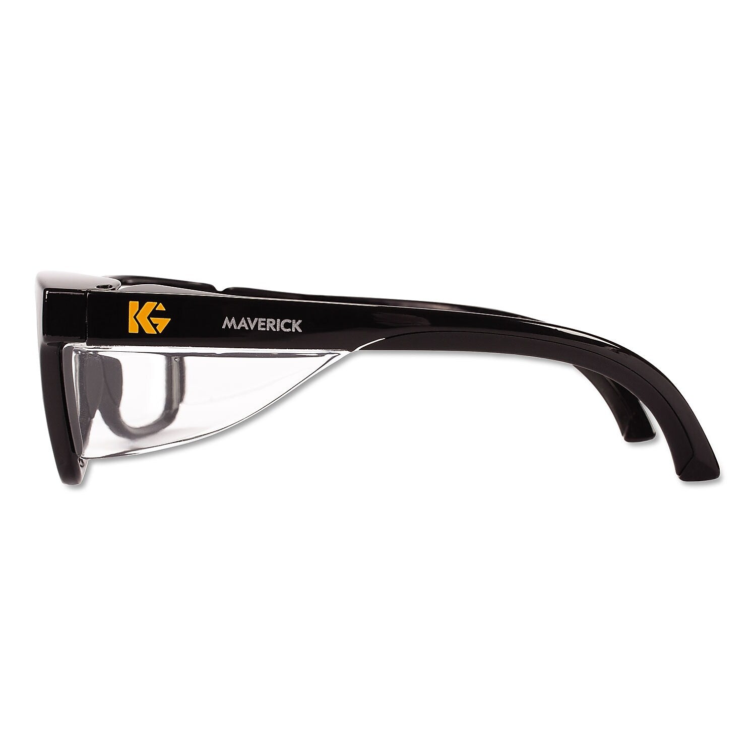 KleenGuard Maverick Anti-Fog Safety Glasses, Wraparound, Clear Lens, 12/Box (49309)