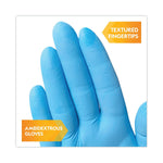KleenGuard G10 Comfort Plus Powder Free Nitrile Industrial Gloves, Latex Free, XL, Light Blue, 1000/Carton (54189)