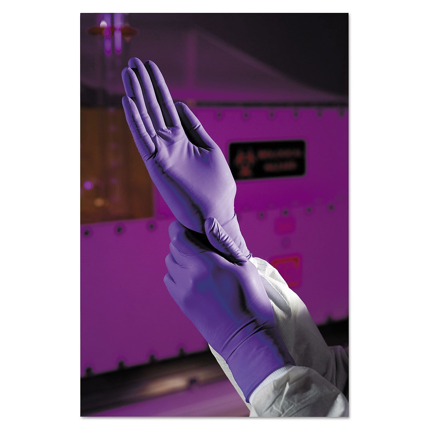 Kimtech Powder Free Nitrile Exam Gloves, Latex Free, XS, Purple, 100/Box (KCC 55080)