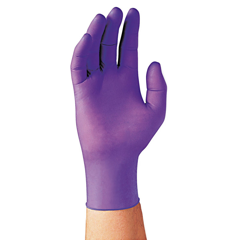 Kimtech Powder Free Nitrile Exam Gloves, Latex Free, Medium, Purple, 1000/Carton (55082)
