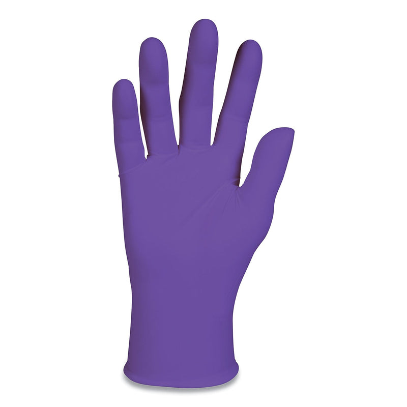 Kimtech Powder Free Nitrile Exam Gloves, Latex Free, Large, Purple, 100/Box (55083)
