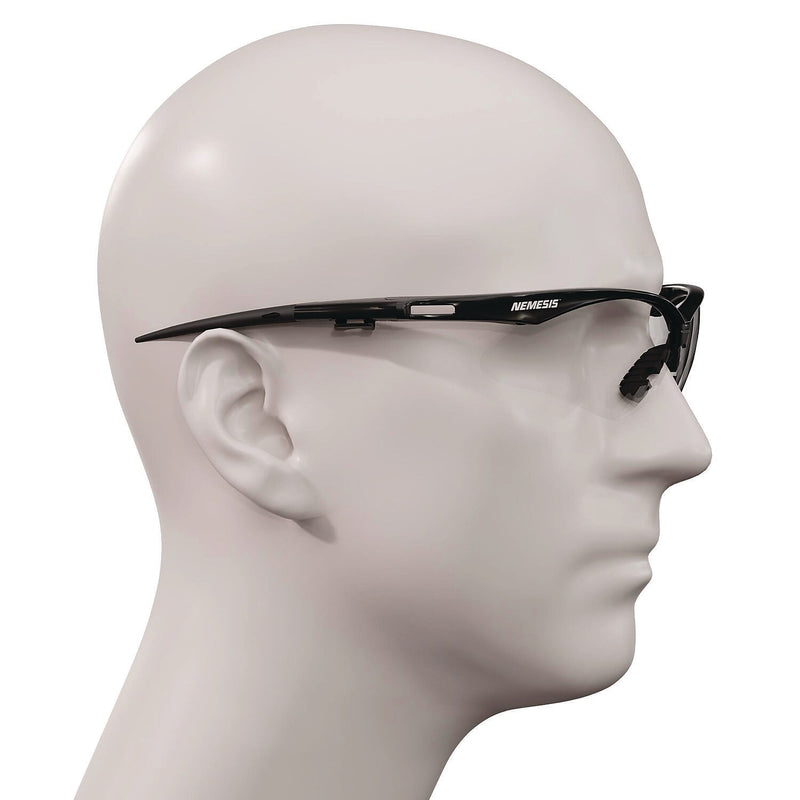 KleenGuard V30 Nemesis VL Anti-Fog Safety Glasses, Wraparound, Clear Lens, 12/Carton (55401)