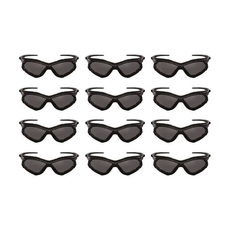 KleenGuard V30 Nemesis Foam Anti-Fog Safety Glasses, Over the Glasses/Wraparound, Smoke Lens, 12/Carton (65336)